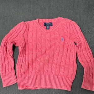 Cable-Knit Cotton Sweater from Ralph Lauren, size 3/3T